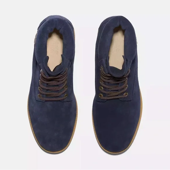 2024 Timberland Heritage Collection Indigo Blue Suede 6” Stead Boots Men’s 10 - Picture 7 of 13